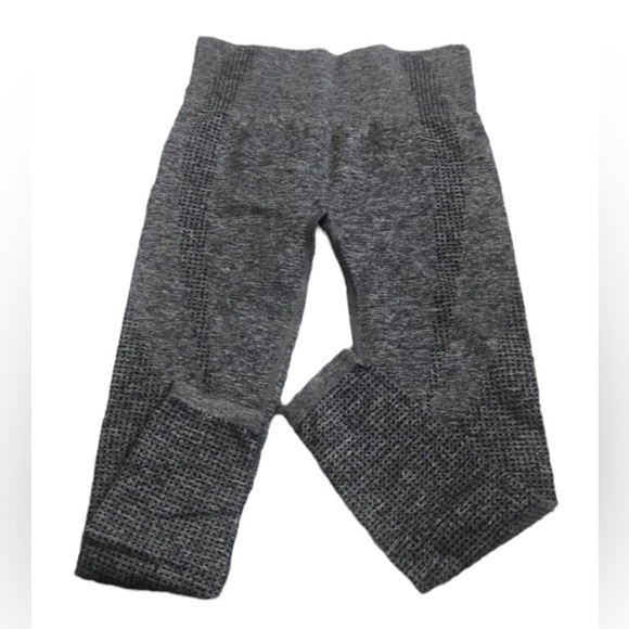 Gray Seamless Leggings High Waist Yoga Pants Gym‎ Activewear - Picture 1 of 3